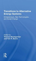 Cover: Transitions To Alternative Energy Systems - Routledge