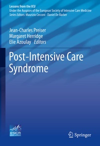 Enlarge image Cover: Post-Intensive Care Syndrome - Springer