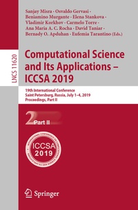 Abbildung von: Computational Science and Its Applications - ICCSA 2019 - Springer