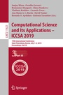 Cover: Computational Science and Its Applications - ICCSA 2019 - Springer