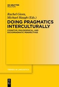 Cover: Doing Pragmatics Interculturally - De Gruyter Mouton