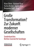 Cover: Gro&szlig;e Transformation? Zur Zukunft moderner Gesellschaften - Springer VS