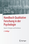 Cover: Handbuch Qualitative Forschung in der Psychologie - Springer