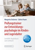 Bild: Prüfungstrainer zur Entwicklungspsychologie im Kindes- und Jugendalter - Springer