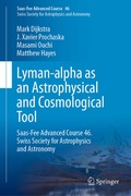 Cover: Lyman-alpha as an Astrophysical and Cosmological Tool - Springer
