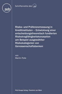 Abbildung von: Risiko- und Präferenzmessung in Kreditinstituten - Knapp, Fritz