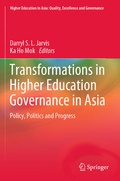 Cover: Transformations in Higher Education Governance in Asia - Springer