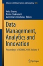 Cover: Data Management, Analytics and Innovation - Springer