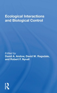 Enlarge image Cover: Ecological Interactions And Biological Control - CRC Press