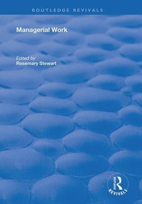 Enlarge image Cover: Managerial Work - Routledge
