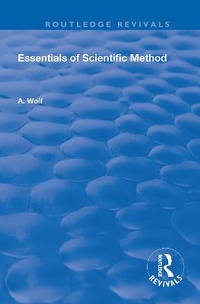 Enlarge image Cover: Essentials of Scientific Method - Routledge