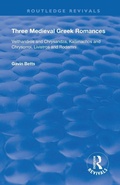 Cover: Three Medieval Greek Romances - Routledge