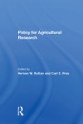 Cover: Policy For Agricultural Research - CRC Press