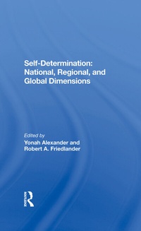 Enlarge image Cover: Selfdetermination - Routledge