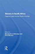 Cover: Slavery In South Africa - Routledge