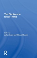 Cover: The Elections In Israel--1988 - Routledge