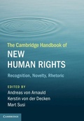 Cover: The Cambridge Handbook of New Human Rights - Cambridge University Press