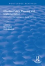 Cover: Effective Policy, Planning and Implementation - Routledge