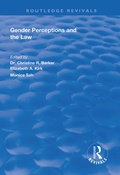 Cover: Gender Perceptions and the Law - Routledge