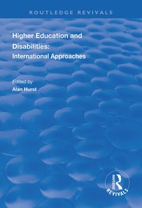 Enlarge image Cover: Higher Education and Disabilities - Routledge