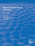 Cover: Manual of Online Search Strategies - Routledge