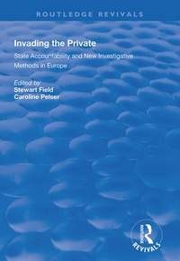 Enlarge image Cover: Invading the Private - Routledge