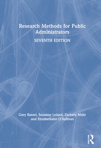 Enlarge image Cover: Research Methods for Public Administrators - Routledge