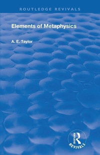 Enlarge image Cover: Elements of Metaphysics - Routledge