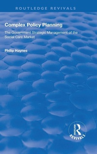 Enlarge image Cover: Complex Policy Planning - Routledge