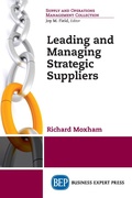 Cover: Leading and Managing Strategic Suppliers - Business Expert Press
