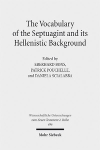 Abbildung von: The Vocabulary of the Septuagint and its Hellenistic Background - Mohr Siebeck