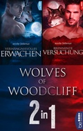 Cover: Wolves of Woodcliff: Verh&auml;ngnisvolles Erwachen / Brennende Versuchung - beHEARTBEAT