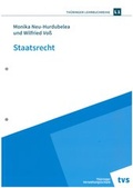 Cover: Staatsrecht - Th&uuml;ringer Verwaltungsschule