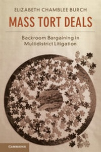 Abbildung von: Mass Tort Deals - Cambridge University Press