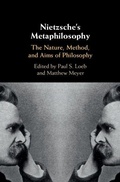 Cover: Nietzsche's Metaphilosophy - Cambridge University Press