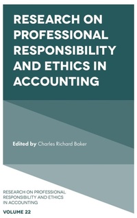 Enlarge image Cover: Research on Professional Responsibility and Ethics in Accounting - Emerald Publishing Limited