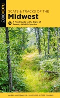 Cover: Scats and Tracks of the Midwest - Falcon Press Publishing