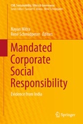 Cover: Mandated Corporate Social Responsibility - Springer