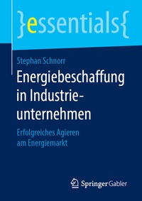 Abbildung von: Energiebeschaffung in Industrieunternehmen - Springer Gabler