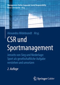 Abbildung von: CSR und Sportmanagement - Springer Gabler