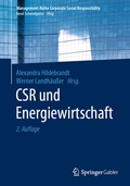 Cover: CSR und Energiewirtschaft - Springer Gabler