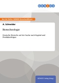 Cover: Biotechnologie - GBI-Genios Verlag