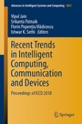Cover: Recent Trends in Intelligent Computing, Communication and Devices - Springer