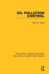 Enlarge image Cover: Oil Pollution Control - Routledge