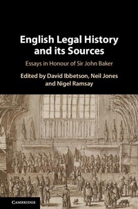Enlarge image Cover: English Legal History and its Sources - Cambridge University Press