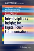 Cover: Interdisciplinary Insights for Digital Touch Communication - Springer