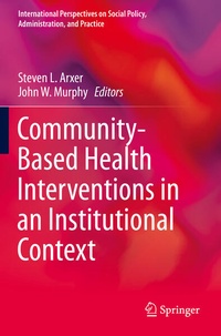 Enlarge image Cover: Community-Based Health Interventions in an Institutional Context - Springer