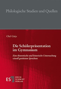Abbildung von: Die Schülerpräsentation im Gymnasium - Erich Schmidt Verlag