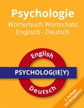Cover: Psychologie W&ouml;rterbuch Wortschatz Englisch - Deutsch - BoD - Books on Demand