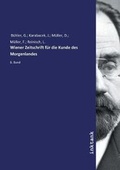 Cover: Wiener Zeitschrift für die Kunde des Morgenlandes - Inktank Publishing